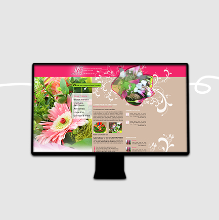 Création maquette site Web