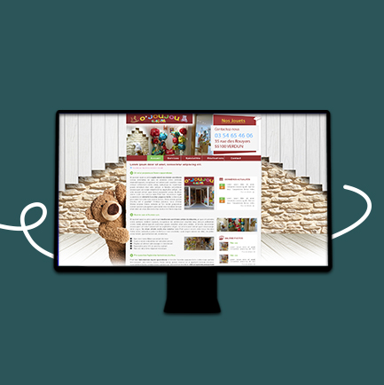 Création maquette site Web